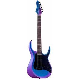Guitarra eléctrica Mooer GTRS Guitars M800 Blue Chameleon