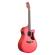 Guitarra acústica Ibanez AAM50CE-Coral Red Burst Open Pore